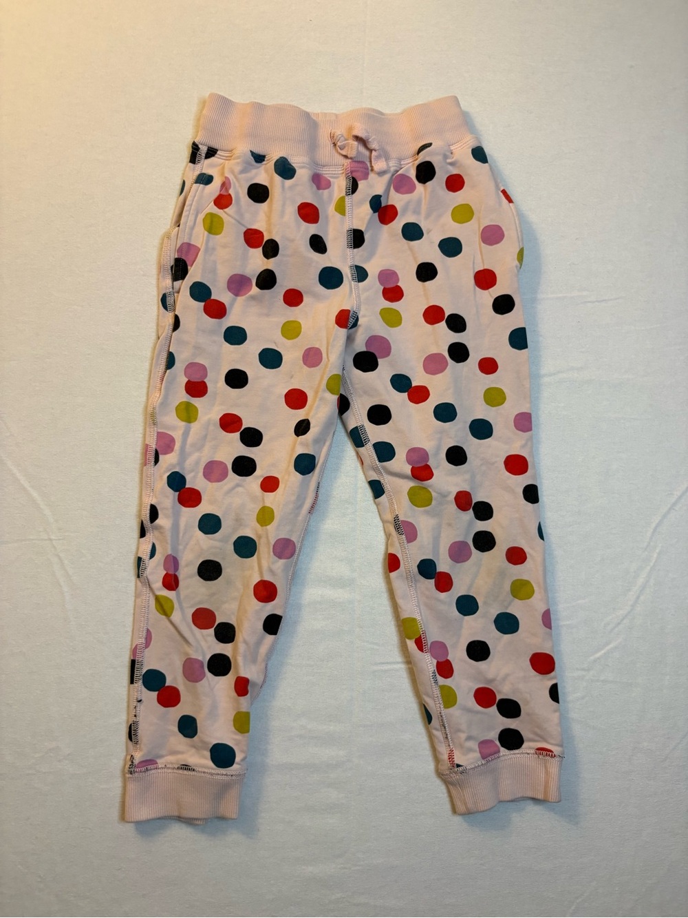 Hanna Andersson Pink Polka Dot Joggers